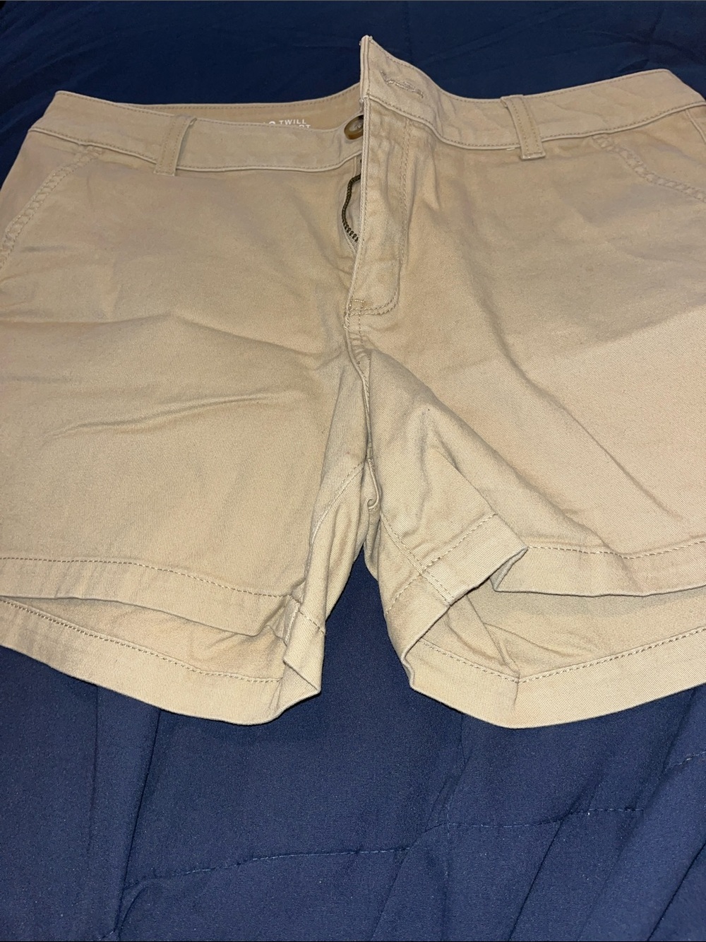 A.N.A Tan Cotton Twill Bermuda Shorts